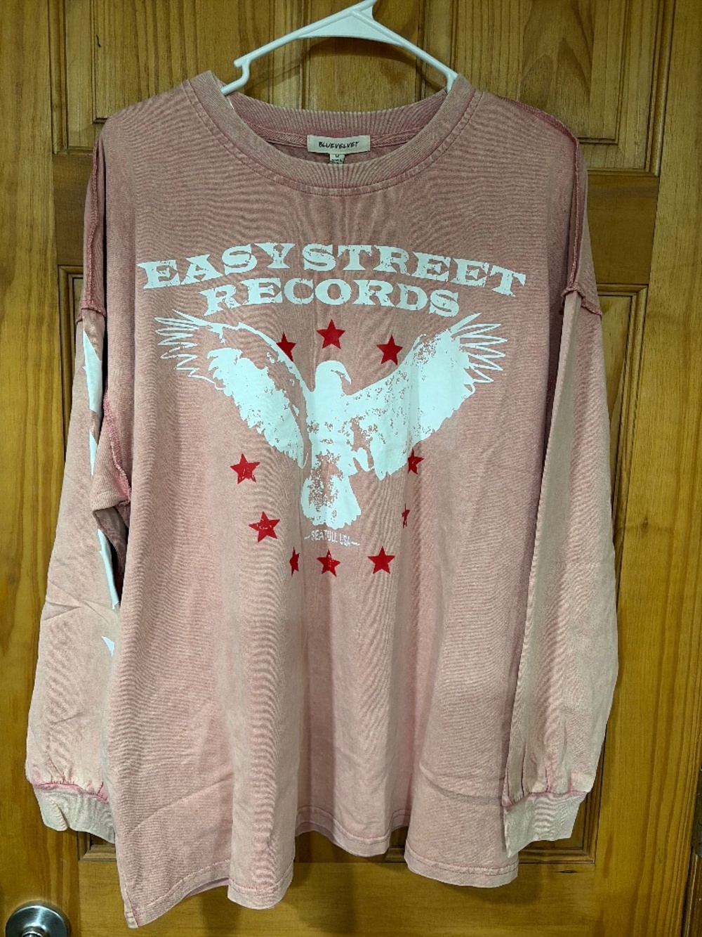 Blue Velvet Women’s long sleeved Easy Street tee